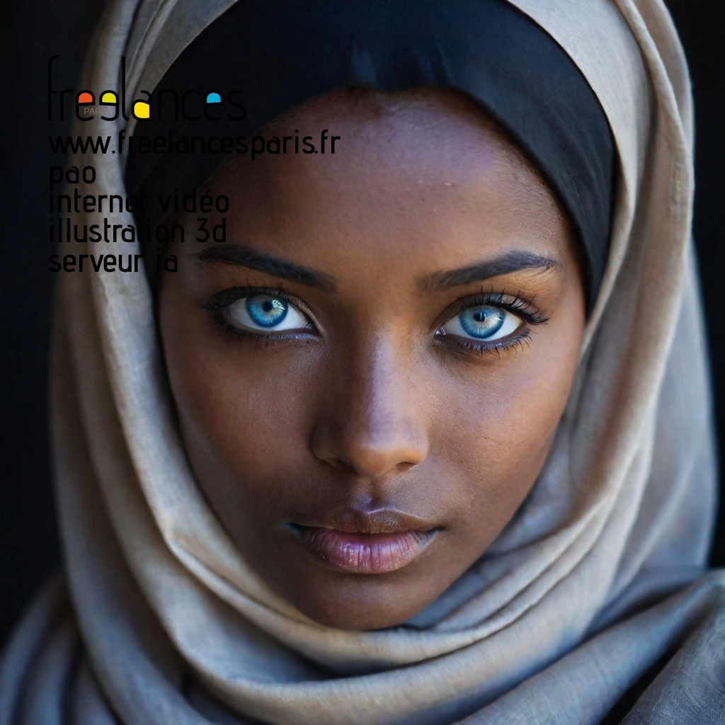 Pao mise en page internet vidéo illustration 3d serveur IA générative AI freelance paris studio de création magazines 736c8k20